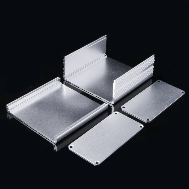 Y1UD DIY Aluminum Enclosure for Case Electronic Project PCB Instrument Box 100x100x50