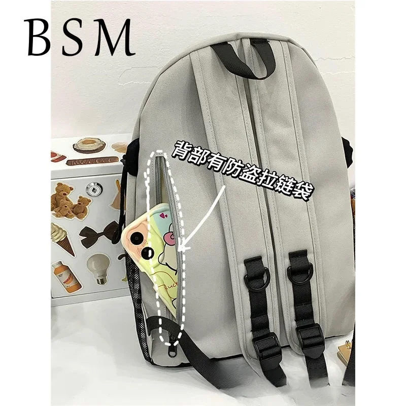 Ins Cute Backpack for Women Waterproof Large Capacity Shoulder Bag Student School Backpack Casual Travel Mochilas Para Mujer