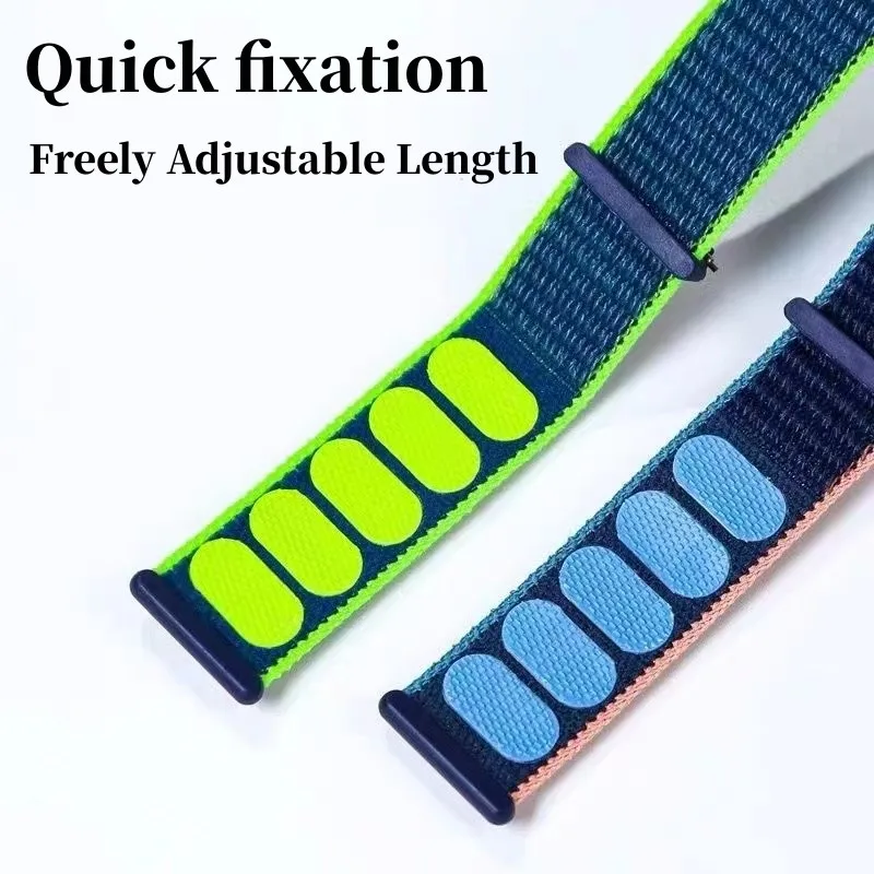 Nylon loop band For Huawei Band 8 Smart Watch Accessories Summer Sport Breathable Adjustable Wristband Bracelet for Huawei Band8