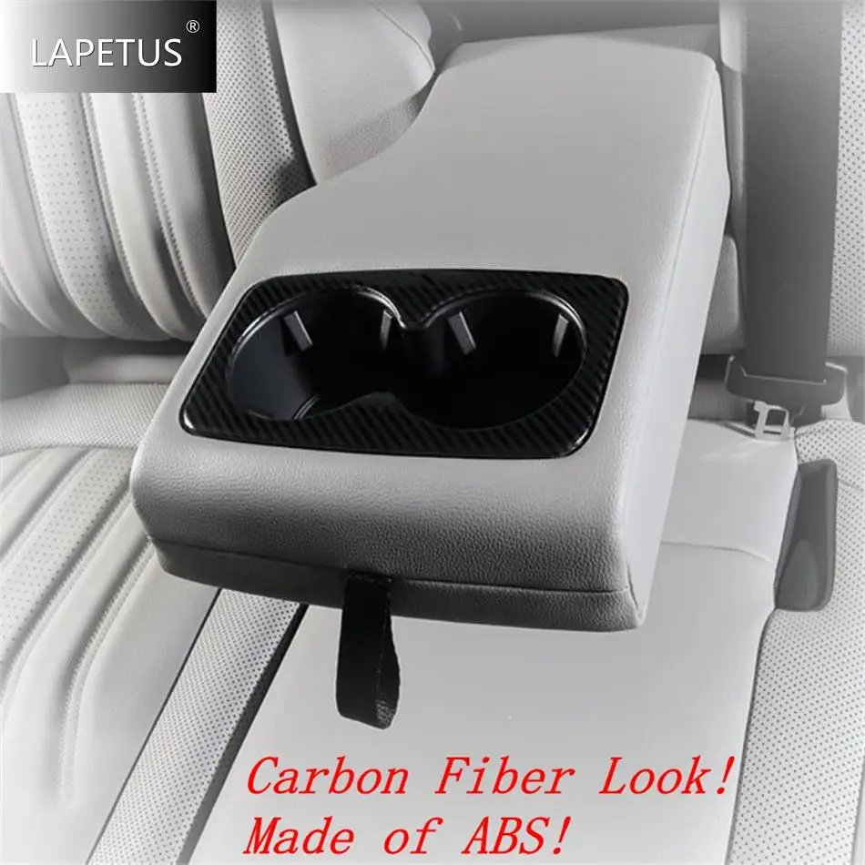 

Auto Door Handle Bowl / Steering Wheel / Water Cup Frame Cover Trim For Ford Escape / Kuga 2020 - 2025 Carbon Fiber Accessories