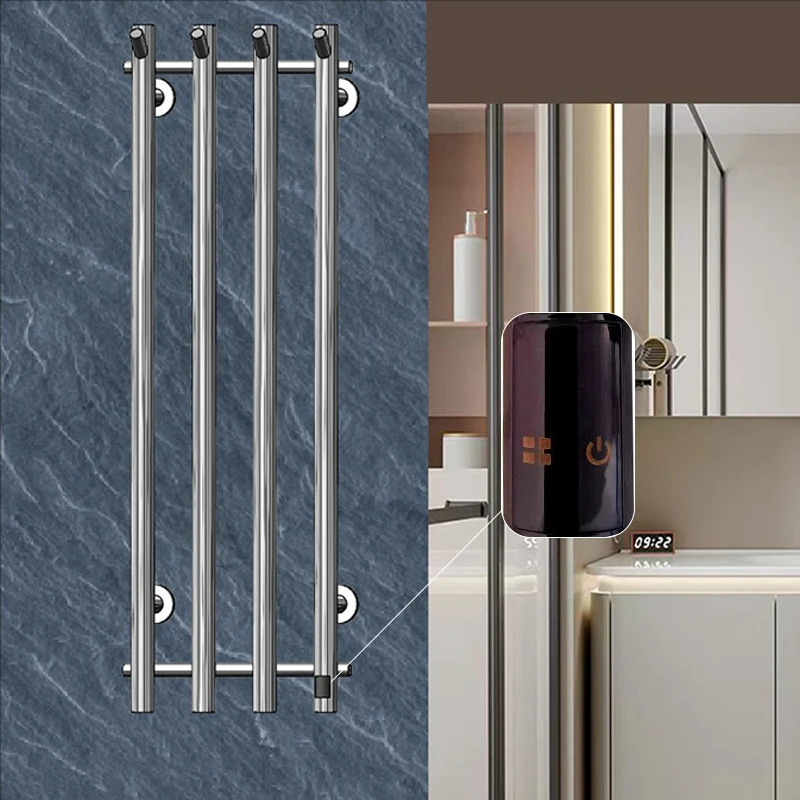 OXG Portasciugamani riscaldato elettrico 3/4 Bar Radiatore asciugamano Riscaldatore portasciugamani riscaldato per accessori da bagno
