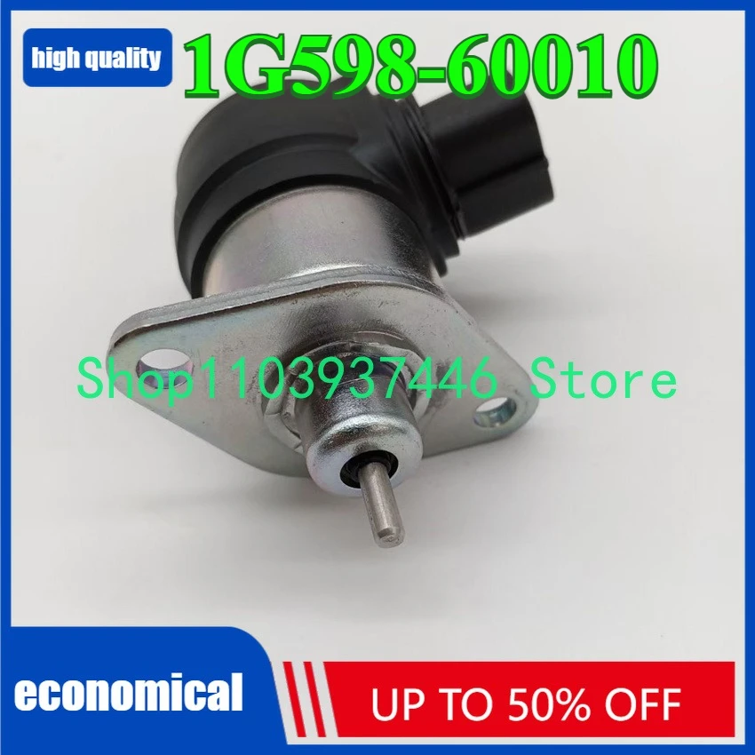 

12 В, 1G598-60010 Электромагнитный клапан отключения топлива, сельскохозяйственный трактор, инженерные детали экскаватора