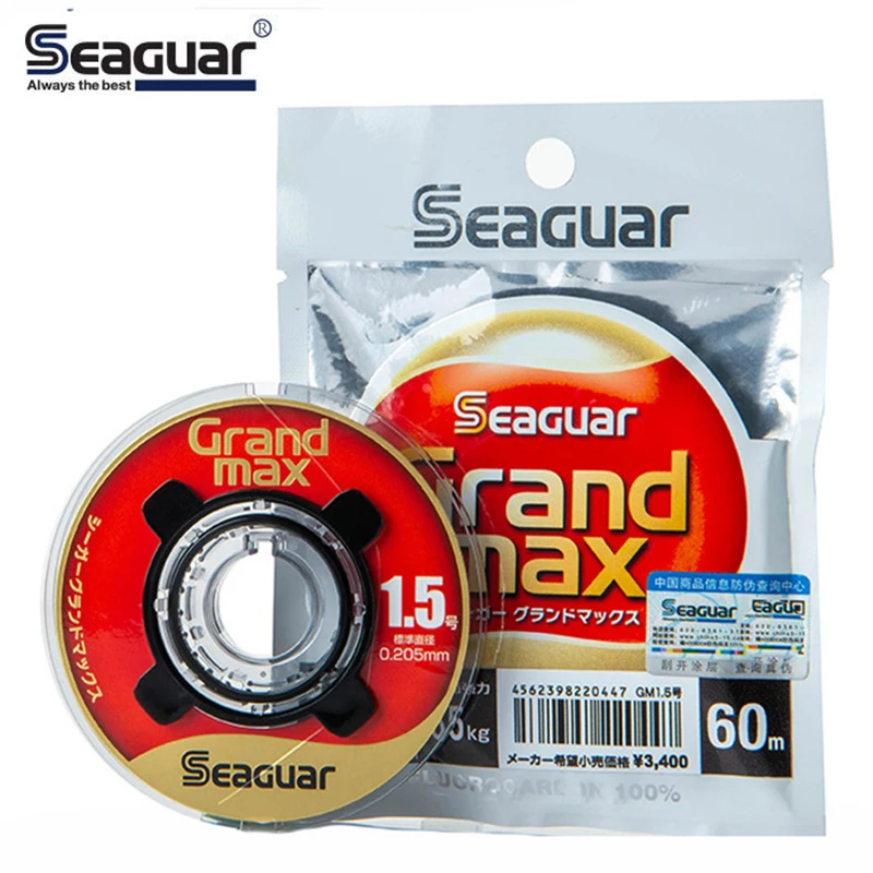 High Quality Seaguar Carbon Pre-guide 60M High Horsepower Abrasion Resistant Soft Subline Fishing Supplies