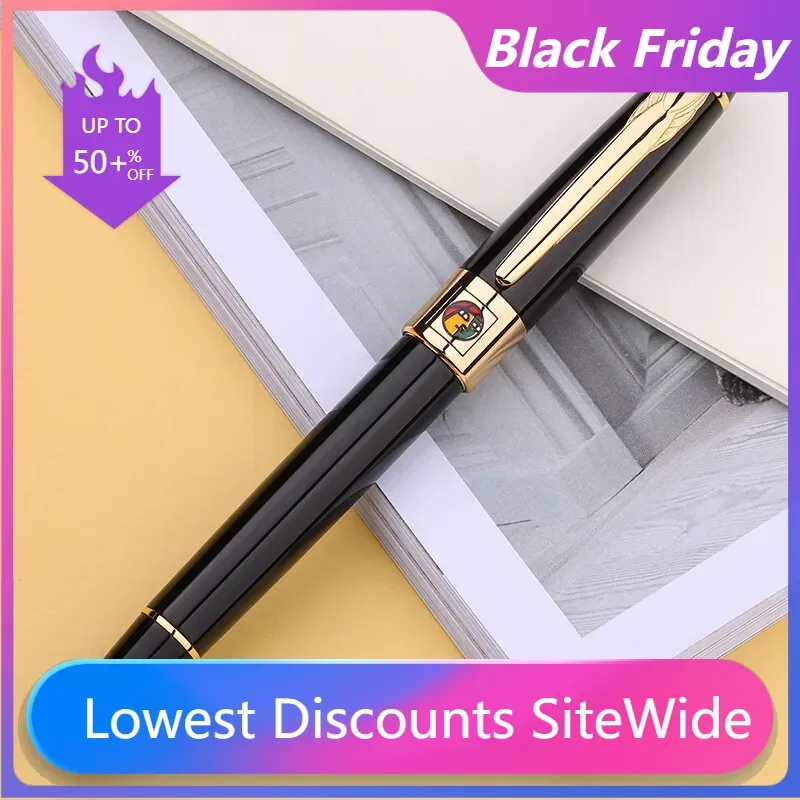 New Sale Pimio 89 Fountain Pen Munich Iridium Gold F Nib Retro Clip Luxury MB Ink Pen Structure Writing Gfit Pen Thick Gift