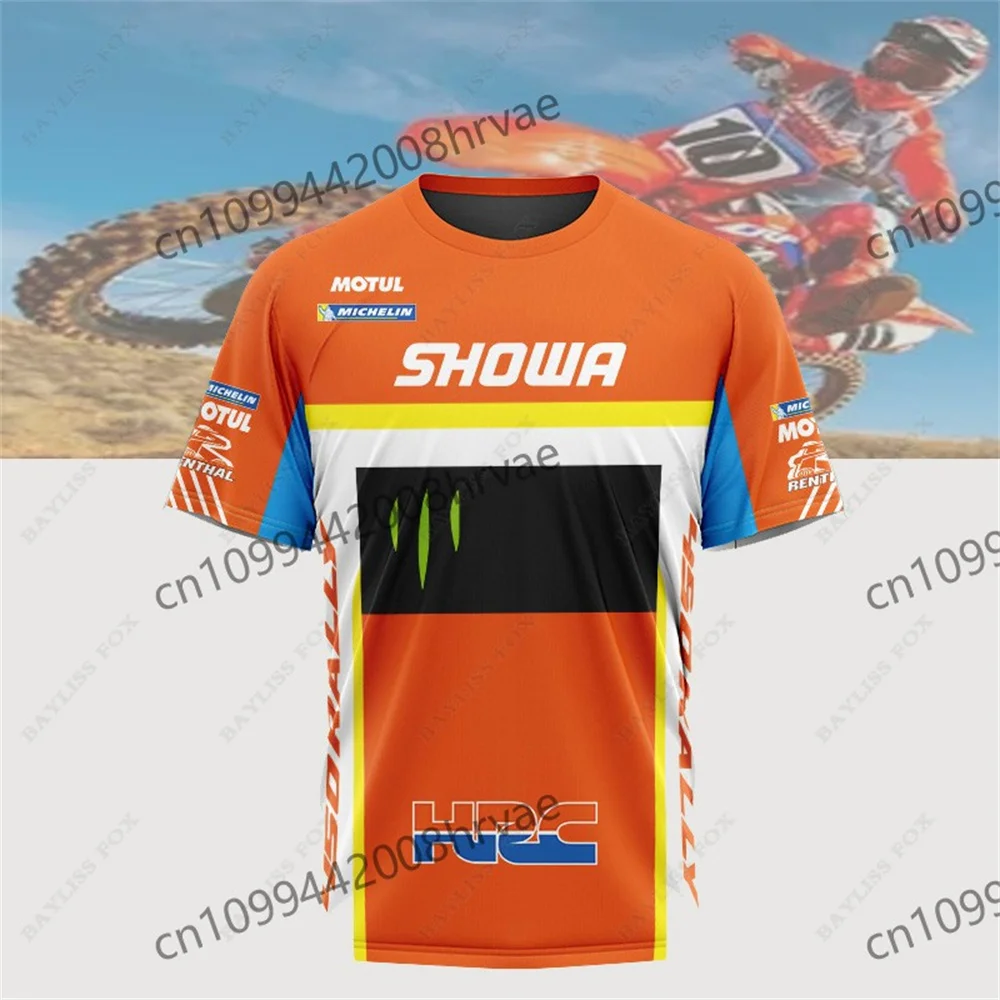 

For Honda HRC T-shirt Motocross Sport Moto MX Racing Endurance Motorcycle Mountain Bike Downhill Riding Rally Cycling Jerseys