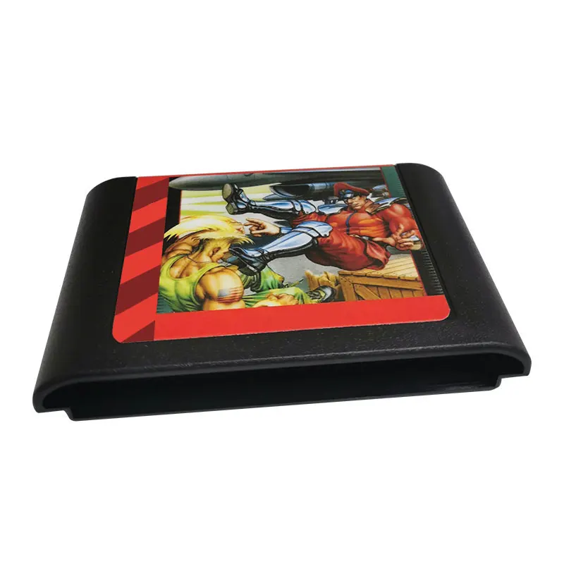 Cartucho de juego de 16 bits, tarjeta MD de Street fighter 2 para consola de videojuegos PAL y NTSC Original Genesis/Mega Drive