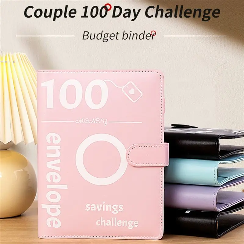 A29F-100 Envelopes Money Saving Challenge, 100 Envelope Challenge Binder, Money Saving Binder, Budget Book
