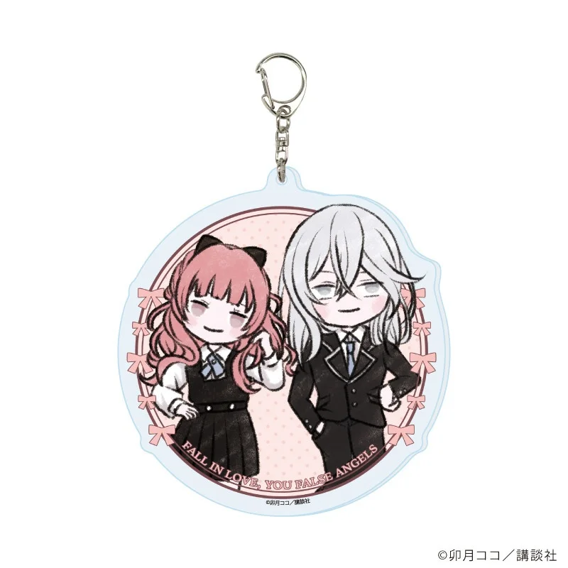 Comics Fall in Love, False Angels 6cm Katsura Otogi Toki Ninomae Acrylic Pendant Keychains bag decorations character merchandise
