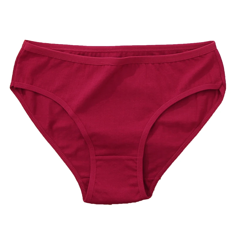 3PCS/Set Cotton Panties Women Briefs Jacquard Design Women Panties Sexy Female Underpants Solid Colo