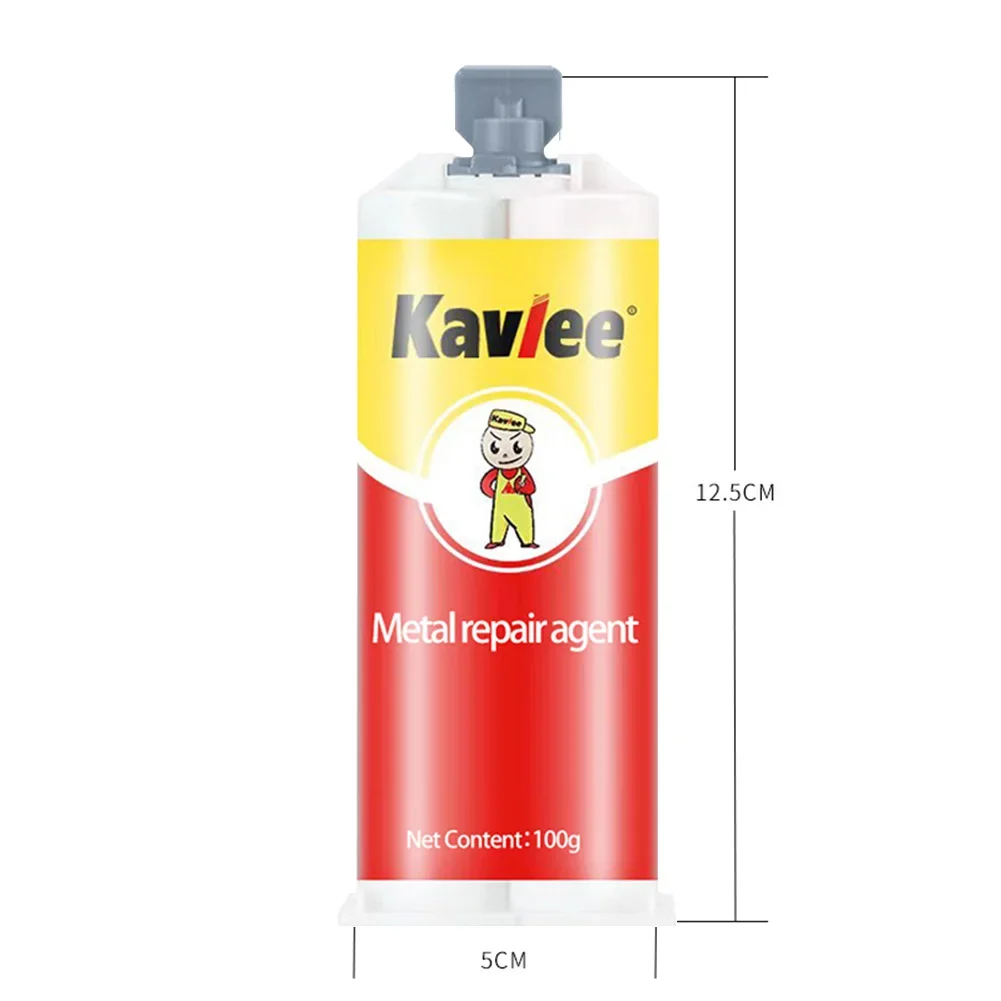 1-5PCS Metal Repair Glue Corrosion Casting AB Glue Quick Drying Repairing Adhesive Heat Resistance Weld Industrial Repair Agent