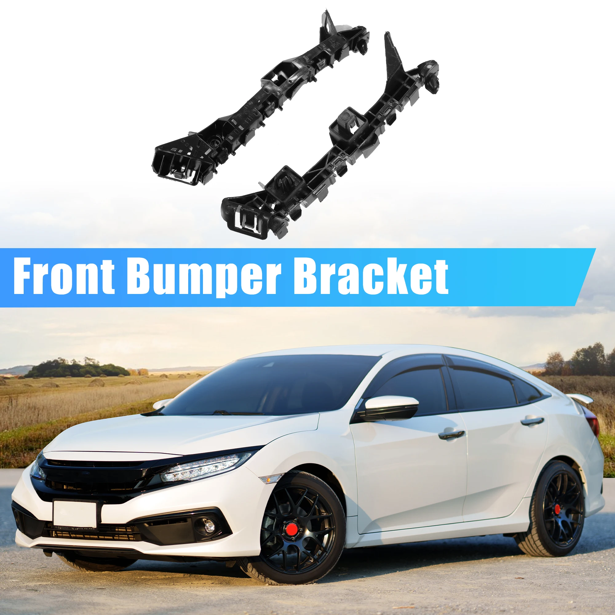 X Autohaux 1 Pair of Front Bumper Bracket for Honda Fit 2015 2016 2017 2018 2019 2020 71193-T5A-000 71198-T5A-000