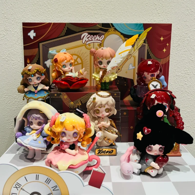 Ghost Keeno Mysterious Treasure second generation Blind Box Ti de Cute Girl action figure Mystery Box Table Decoration Collectib