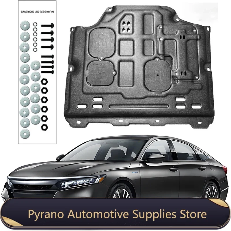 Accessori per auto nero sotto la protezione del motore scheda parafango paraspruzzi paraspruzzi parafango pannello piastra per Honda ACCORD 2018-2018 10H 1.5T