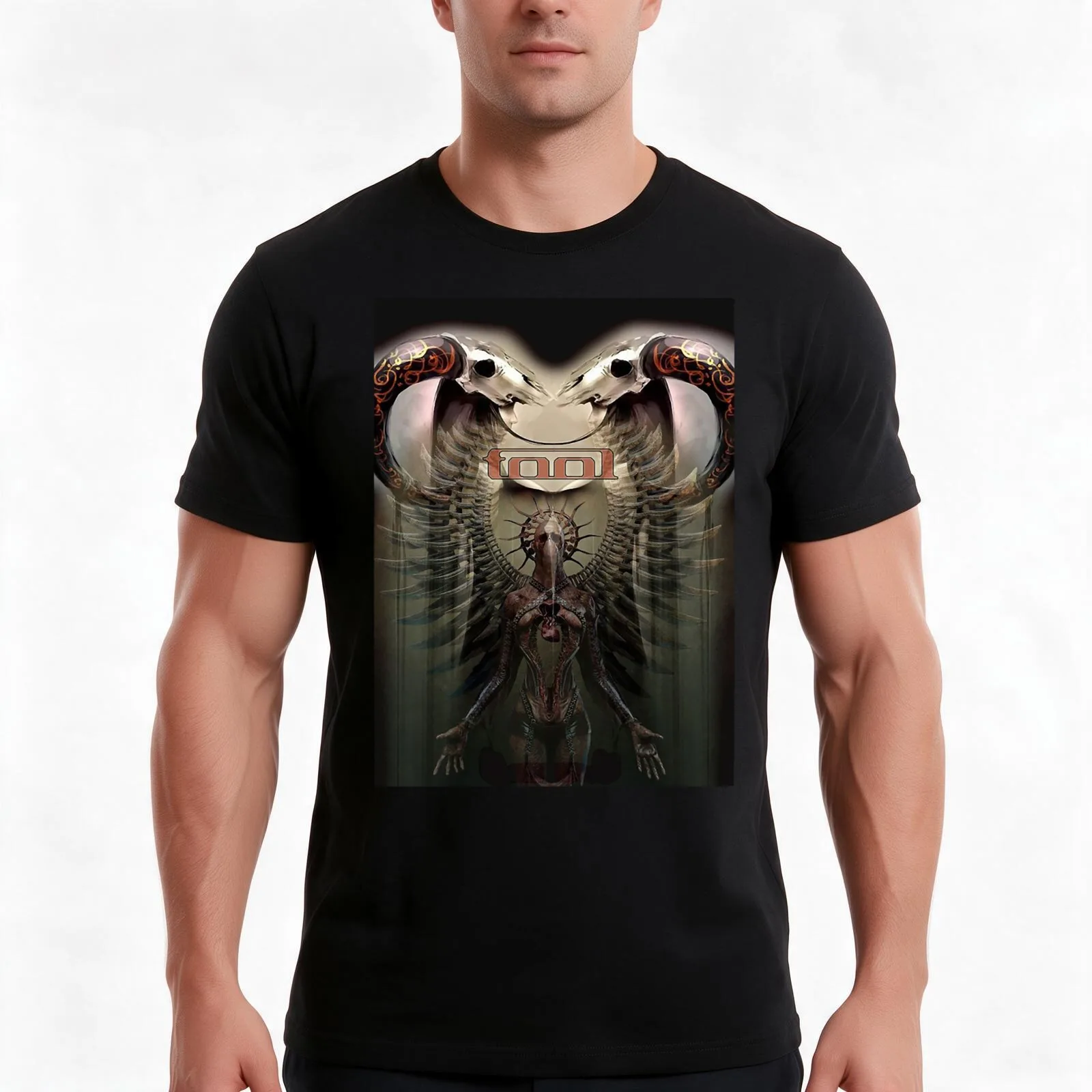 best toolband album T-Shirt Summer Casual Cotton Tee Oversized Streetwear Tops Vintage Graphic Print Loose Fit Short Sleeve