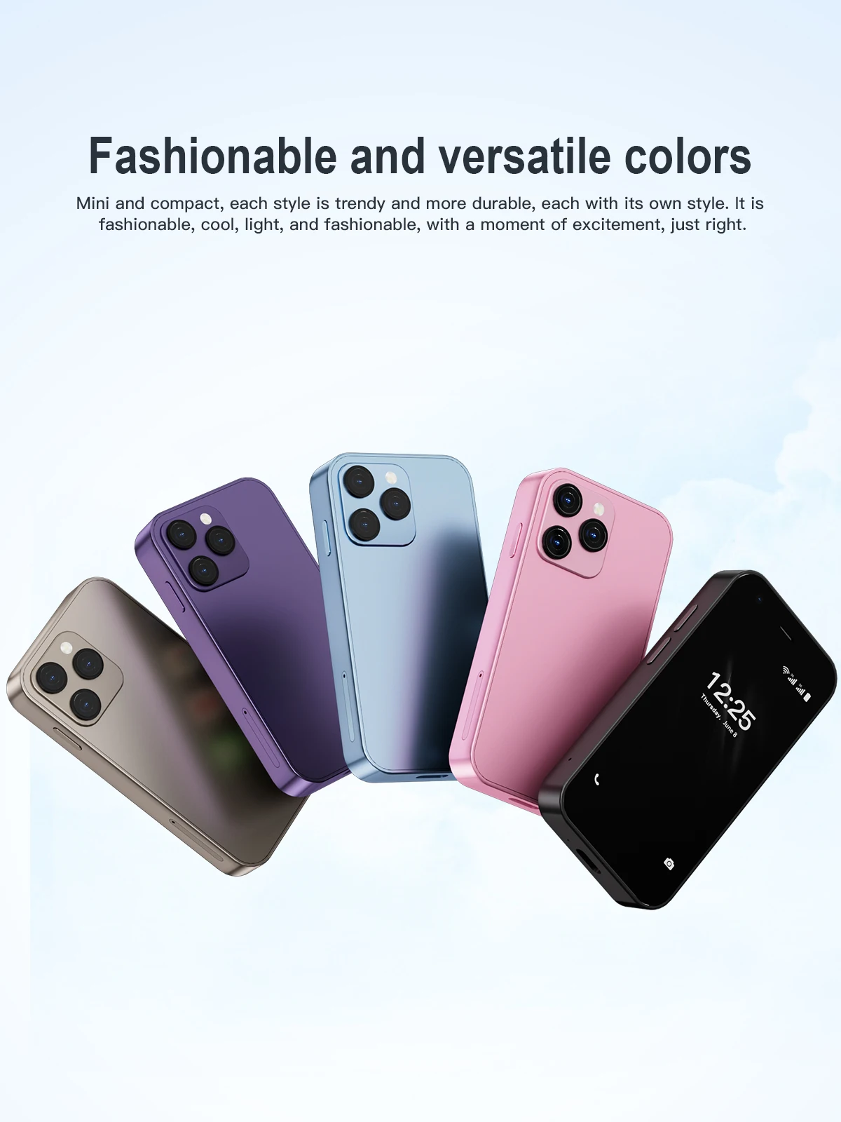 SERVO 15SE Super Mini Smartphone3G WCDMA Dual SIM Android System 2GB+16GB Play Store Wifi 3.0" Small Pocket Cheap Smart Phones