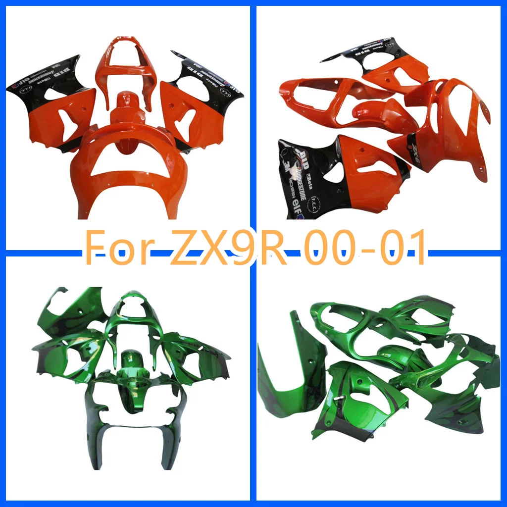 Prime Fairing Set for Kawasaki 00 01 ZX9R 2001 2000 ZX-9R ZX 9R High Grade Motorcycle Body Repair Aftermarket Parts Free Custom