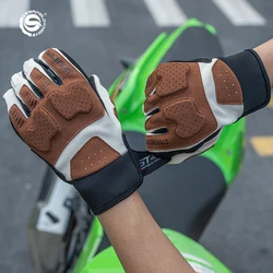 SFK-guantes de motocicleta para hombre, pantalla táctil, equipo de protección para motociclista, empalme transpirable, guante táctico antideslizante