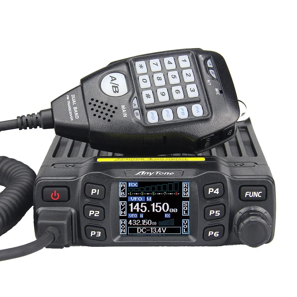 AnyTone AT-778UV II 25W High power Walkie Talkie Dual Band 136-174MHz/400-490MHz HAM Mobile Radio