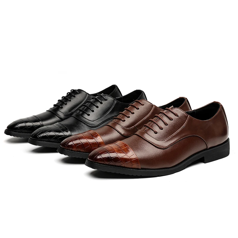 Chaussures d'affaires formelles pour hommes, chaussures de mode pointues non ald, chaussures carillons décontractées, haut de gamme, Parker, vente chaude, printemps, nouveau, 2024