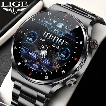 ECG ECG+PPG Bluetooth call smart watch men 2023 sports bracelet NFC waterproof special watch face men smart watch for IOS Android