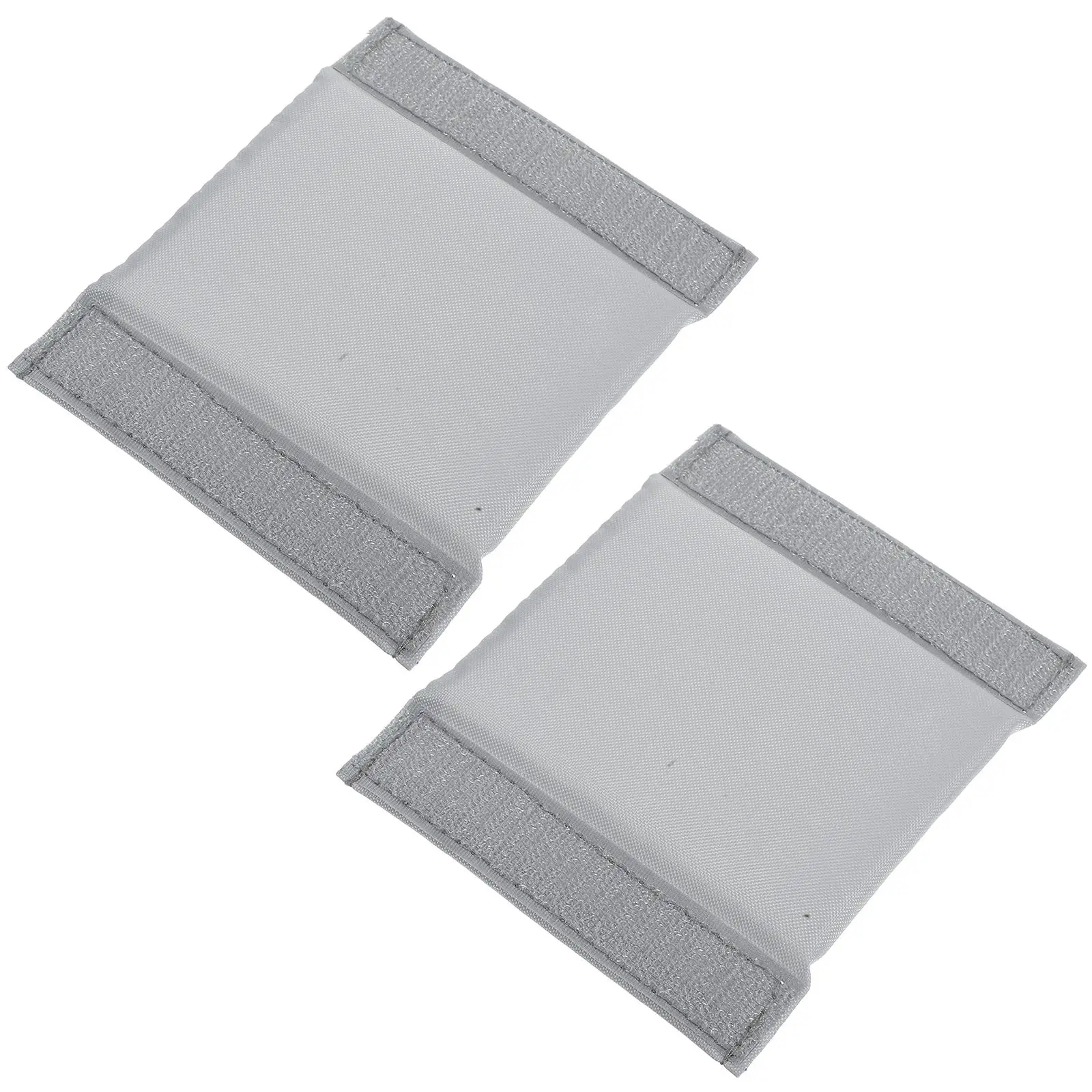 

2pcs Camera Bag Dividers Shockproof Grey Fiber Fleece Lightweight Durable Adjustable Layout Protective Lens Case Insert