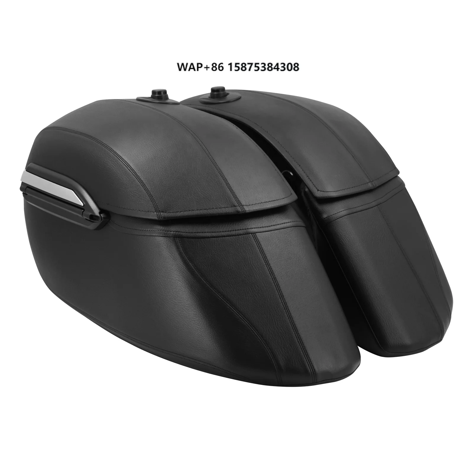 

Motorcycle Hard Saddlebags Trunk Luggage With Heavy Duty Mounting Bracket Kit for Touring Softail XL Suzuki