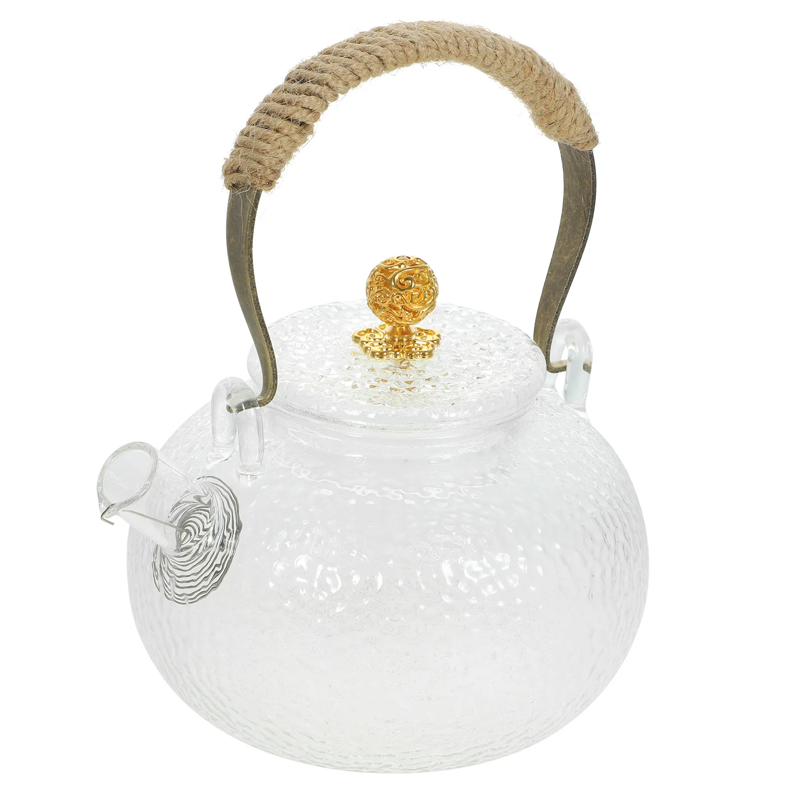 

Thickened Glass Water Kettle Large Capacity Modern Elegance Comfort Grip Handle Boiling Pot for Coffee Tea Making Daily Use