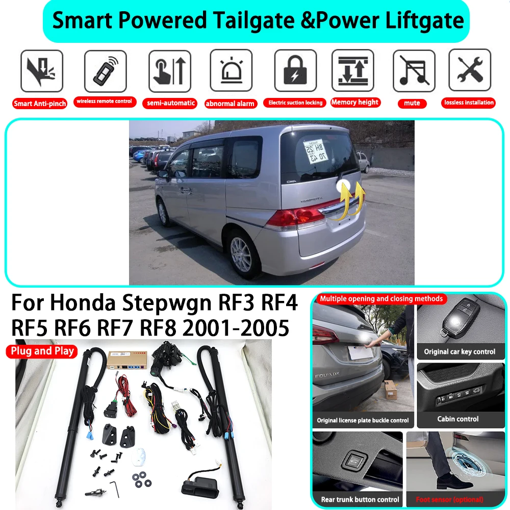 

for Honda Stepwgn RF3 RF4 RF5 RF6 RF7 RF8 2001-2005 Smart Automatic Powered Tailgate Electric Power Tailgate Lift Kit Key Close