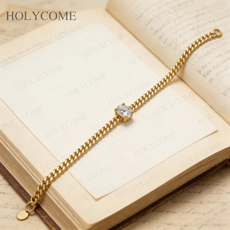 

GRA Certified Moissanite Tennis Bracelet 925 Sterling Silver D Color VVS1 Adjustable Luxury Bracelet Birthday Gift for Her