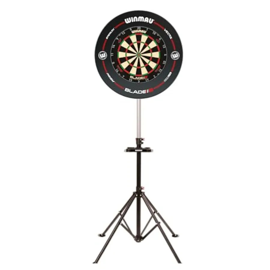 

Dart Board Stand - Portable, Adjustable and Mount-Free Dartboard Stand System - Professional Darts Accessory - Compatible with