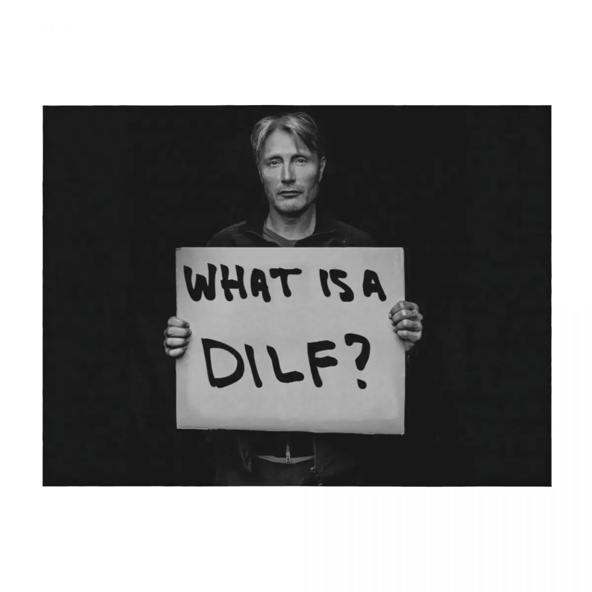 بطانية رمي Mads Mikkelsen للشاطئ، بطانيات صيفية مزخرفة لطيفة