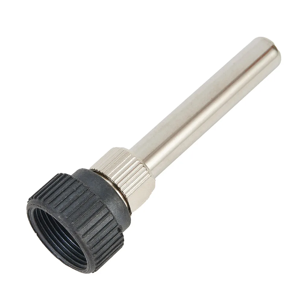 for Soldering Iron Handle Components for 936 Station Featuring Stainless Steel Housing Rubber Screw Cap and Sleeve Protection