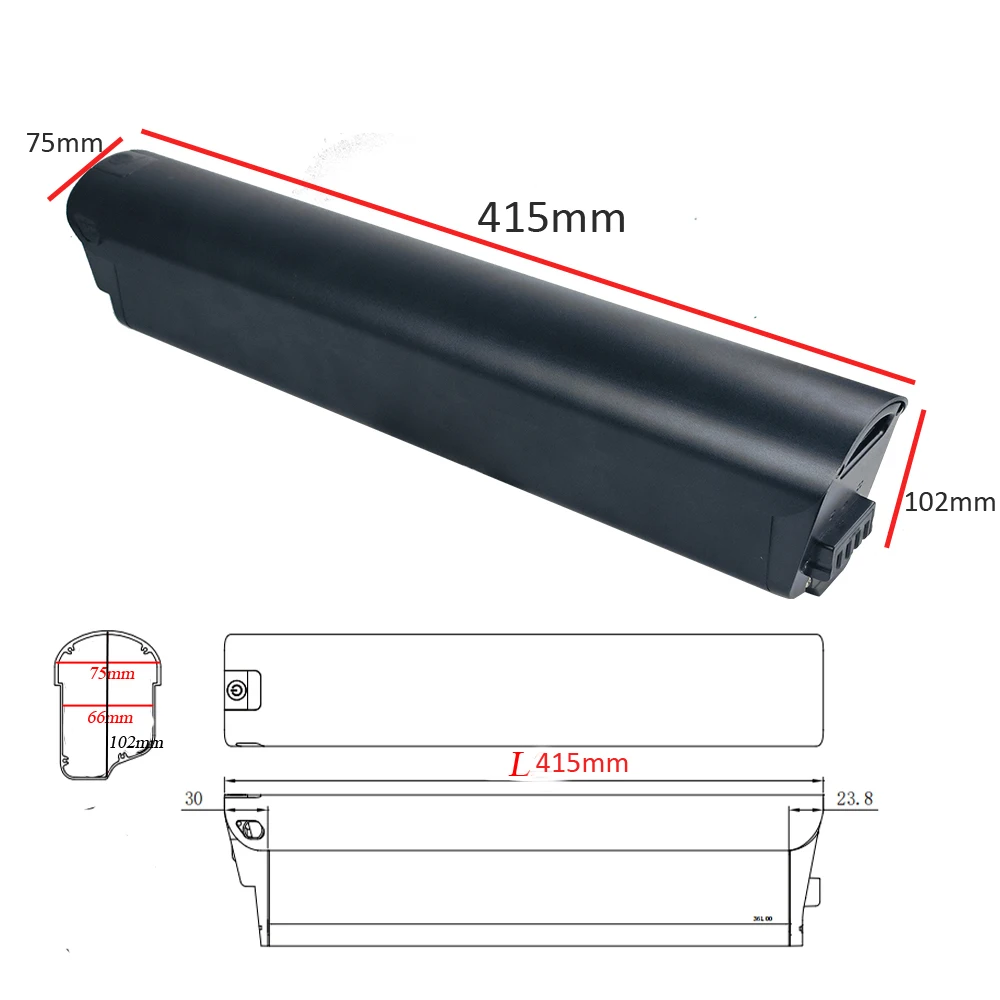 Integrated Battery for Eskute Netuno Plus and Polluno Pro Ebikes Replacement 36V 48V, 14.5Ah, 17.5Ah, 20Ah, 522Wh, 720Wh