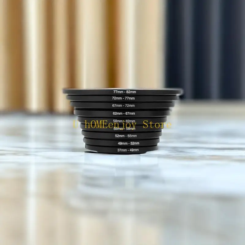 

B0KF 18PCS DSLR Lens Filters, including UV and Polarizers with Adapter Rings