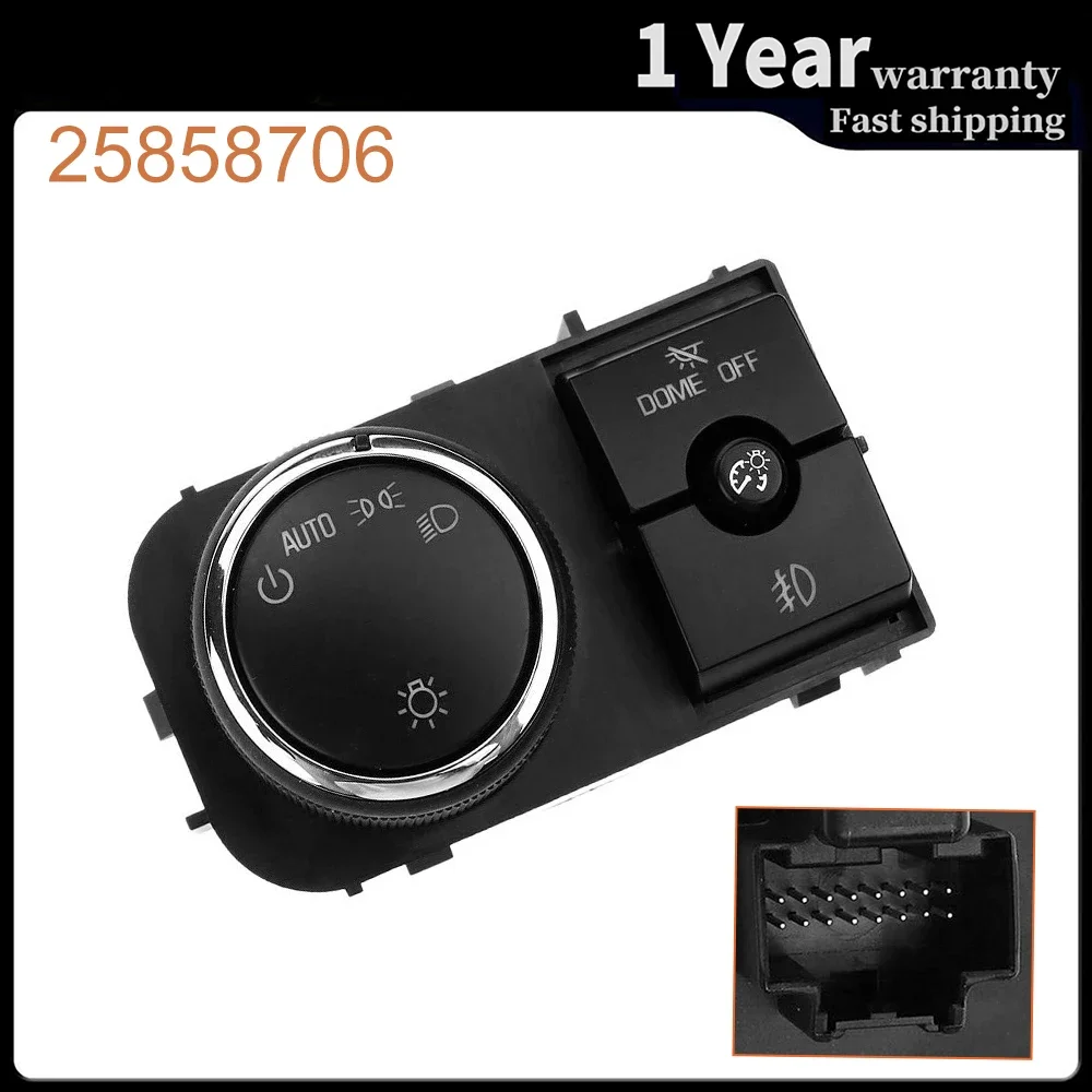 Interruptor de atenuación para faro delantero de coche, accesorios para Chevrolet, Tahoe, Suburban, Cadillac, Escalade, 25858706, 10359413