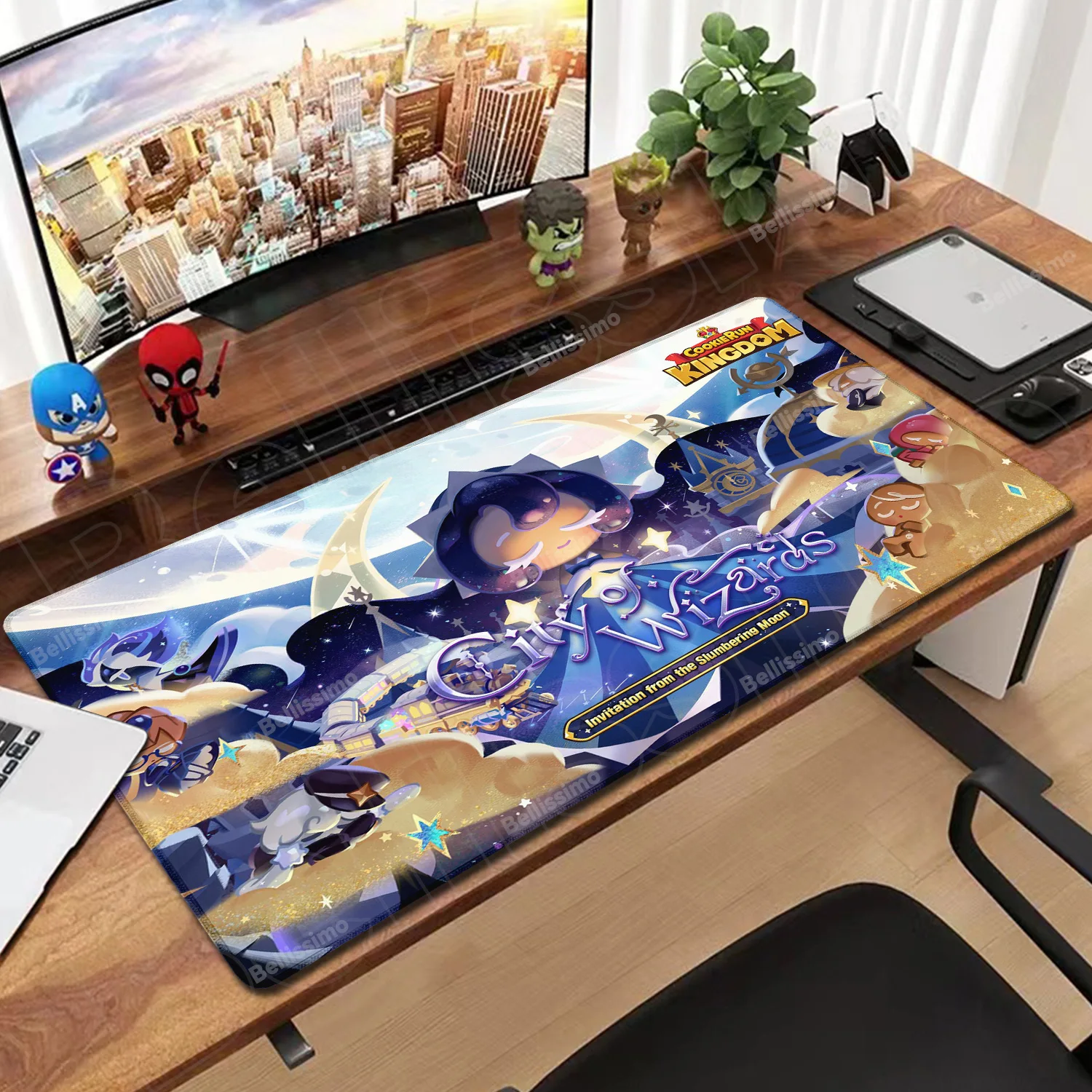 

Anime Mousepad Cookie Run K-Kingdom MousePad Laptop Carpet Mats Gaming Accessories Non-Slip Desk Mat Gamer Pc Cabinet Mouse Pad
