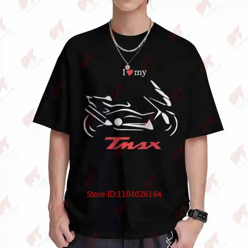 Tmax Maxi Scooter Line DUSO Short Sleeve Tee 100% Cotton T-Shirt