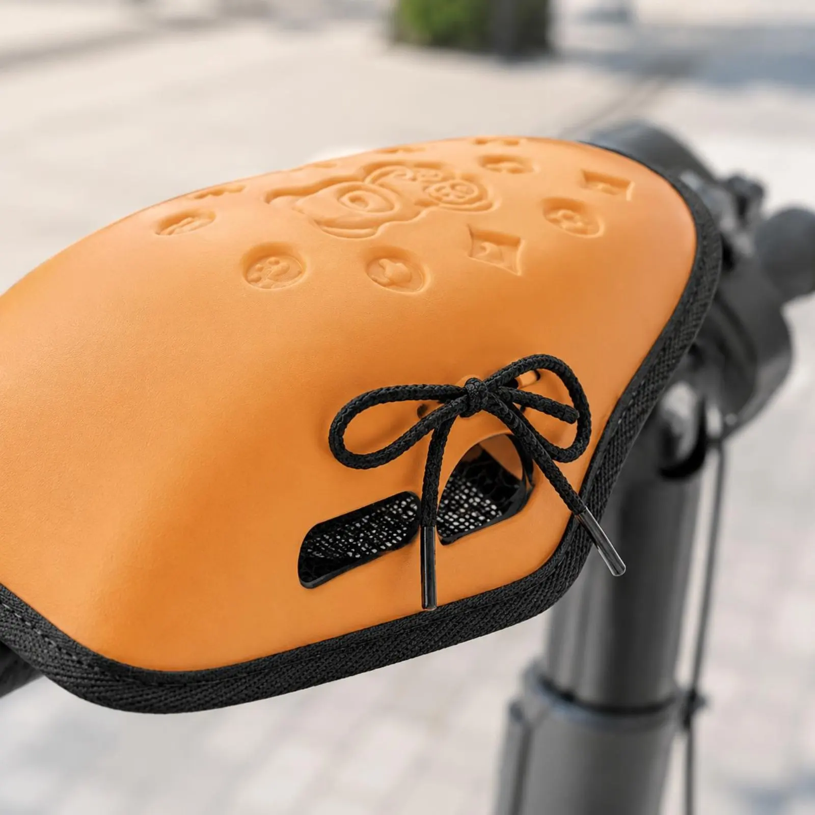 

Electric Bike Handlebar Cover Breathable 3D Handlebar Glove Motorbike Hand Muff Easy to Install Motorcycle Accessory
