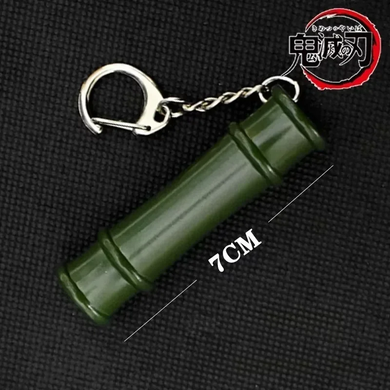 Alloy Demon Slayer Katana Swords Mini Anime Kimetsu No Yaiba Key Chain Ring Real Size Japanese Samurai Swords Home Decoration