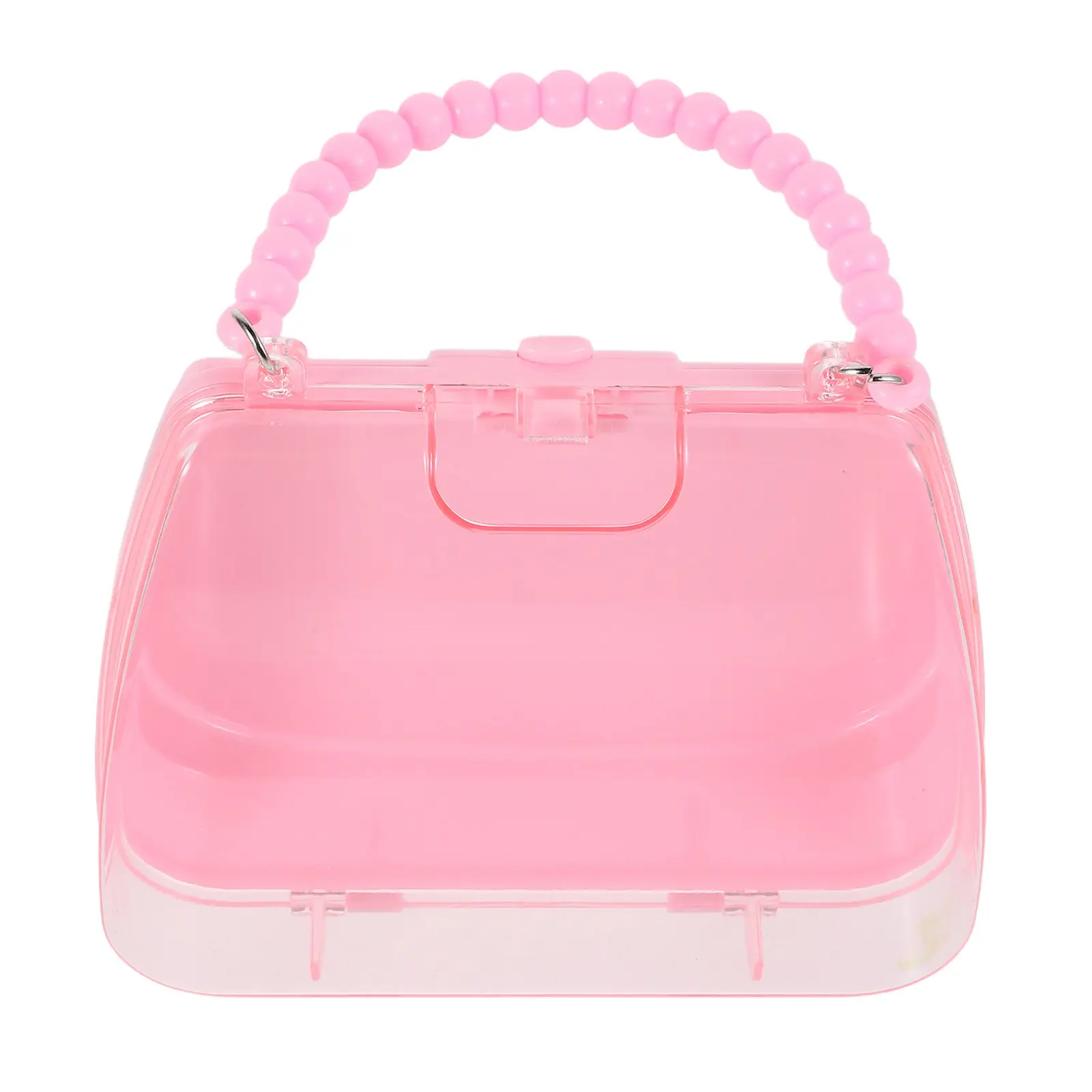 

Jewelry Box Portable Handbag Style Storage Case for Hair Accessories Headbands Clips Stationery Crafts Essentials Home