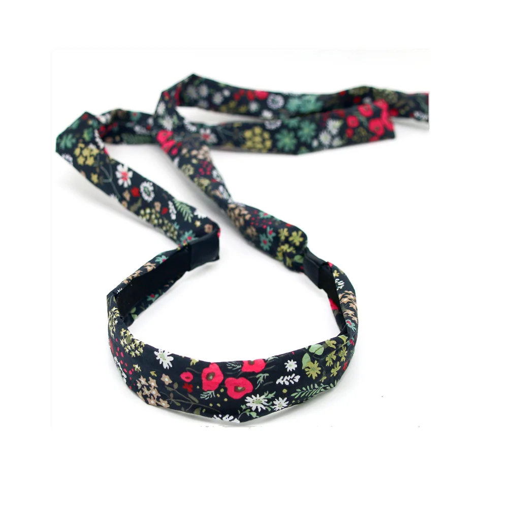 Fashion Cotton  Floral Girls Headband Fashion Hairband Colorful Elegant  Hairbow  Hair Accessories Elegant Headband bow clip