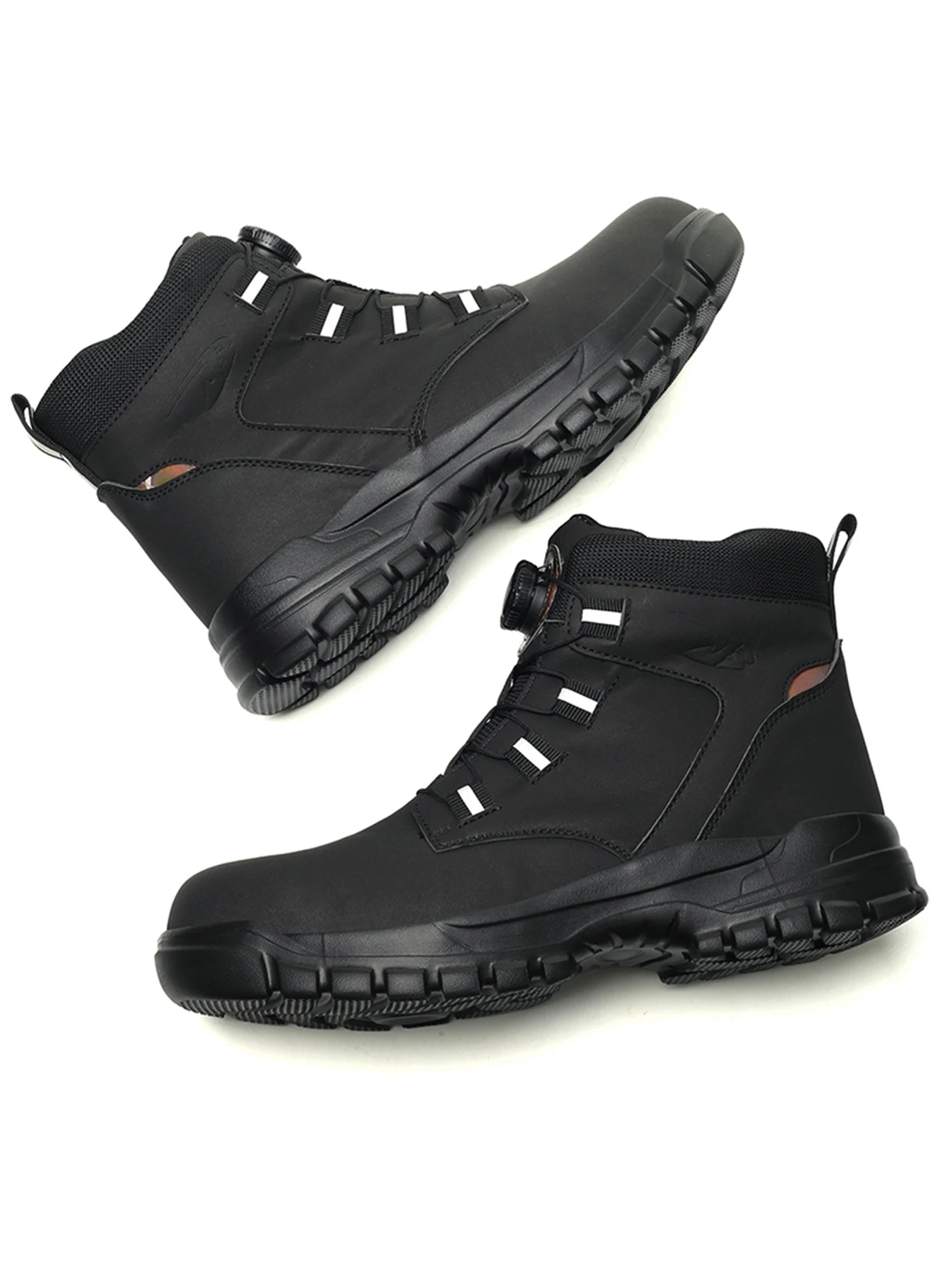 2024 Work Sneakers Men Indestructible Shoes Work Safety Shoes With Steel Toe Cap Puncture-Proof Male Security Protective Shoes image 4