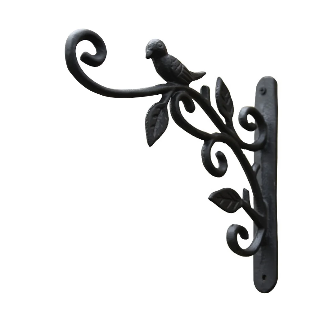 

Hanging Plant Stand Hook Hanger Wall Bracket Garden Flower Basket Outdoor The Bird