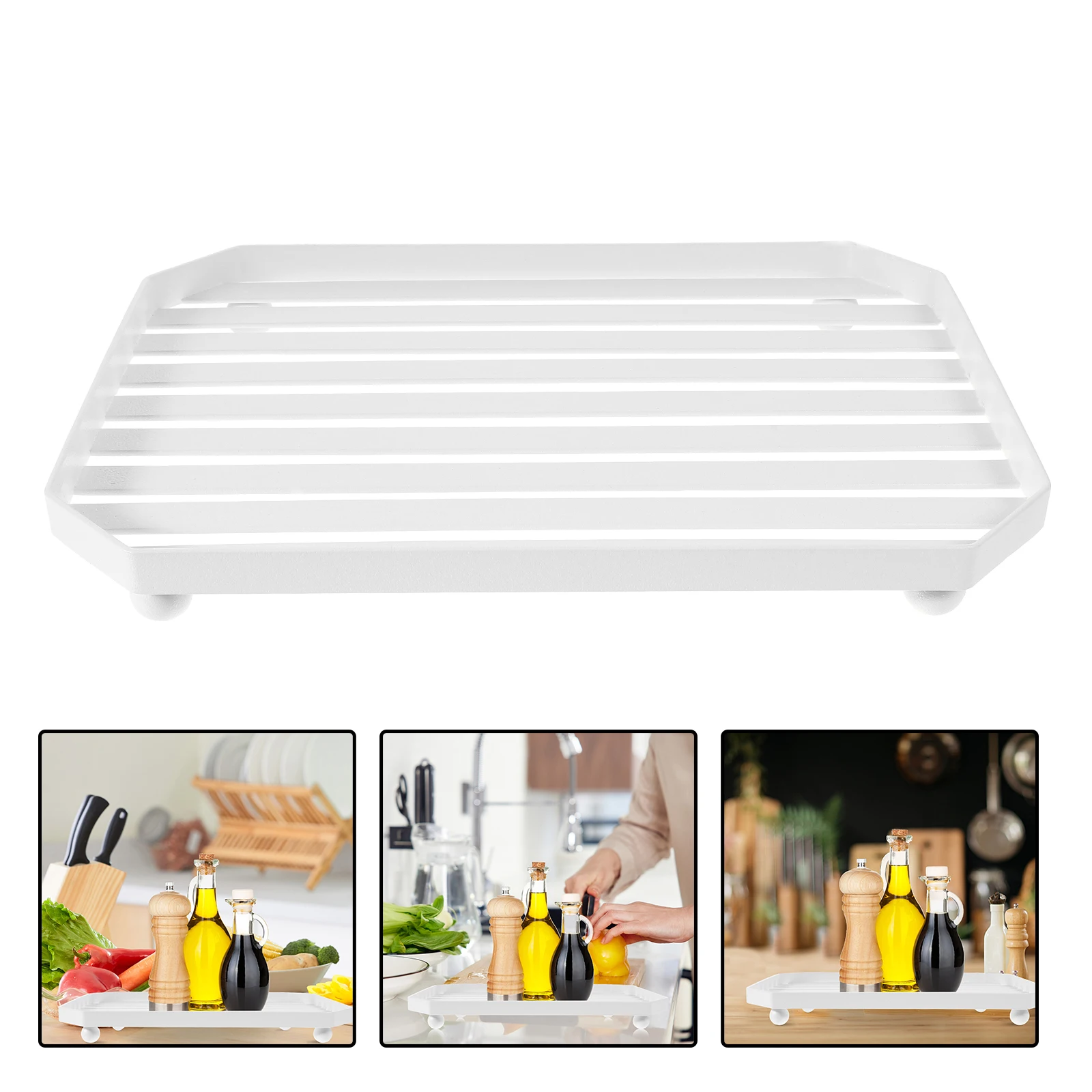 

Dish Drying Rack Large Capacity Kitchen ganizer Wall Mountable Cutlery Storage Plate Rack Strong Load Bearing Sink Compatible