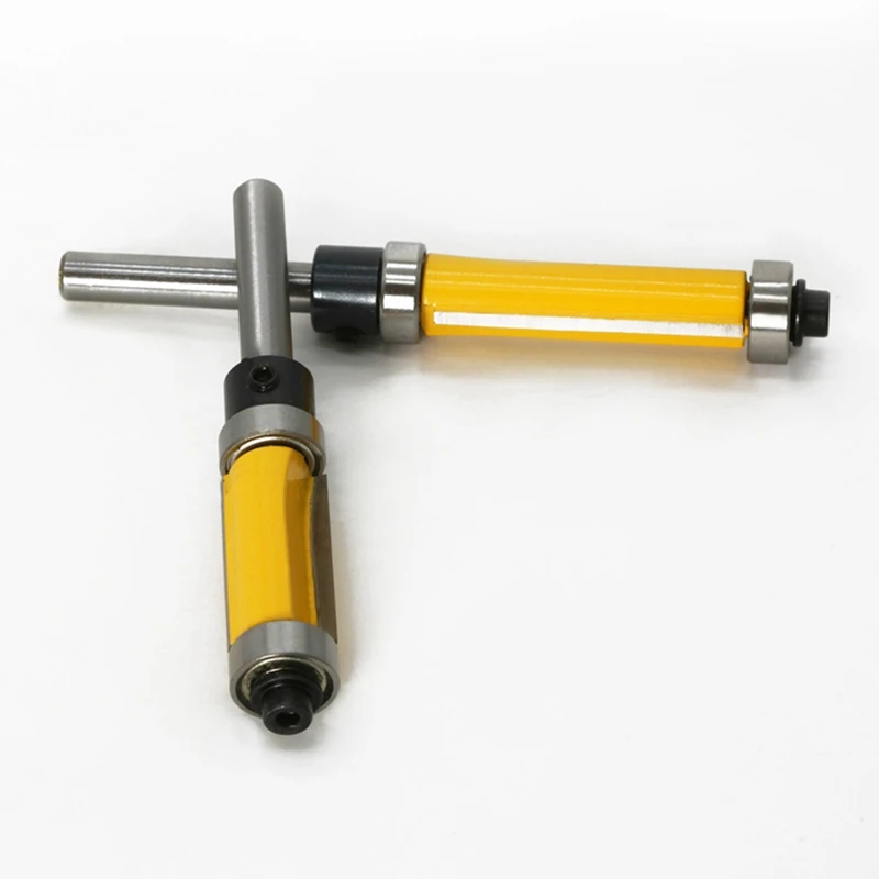 AA01-1/2 6Mm Shank Flush Trim Router Bit With Double Bearing Router Bit Drill Tool For Wood Formwork Pattern