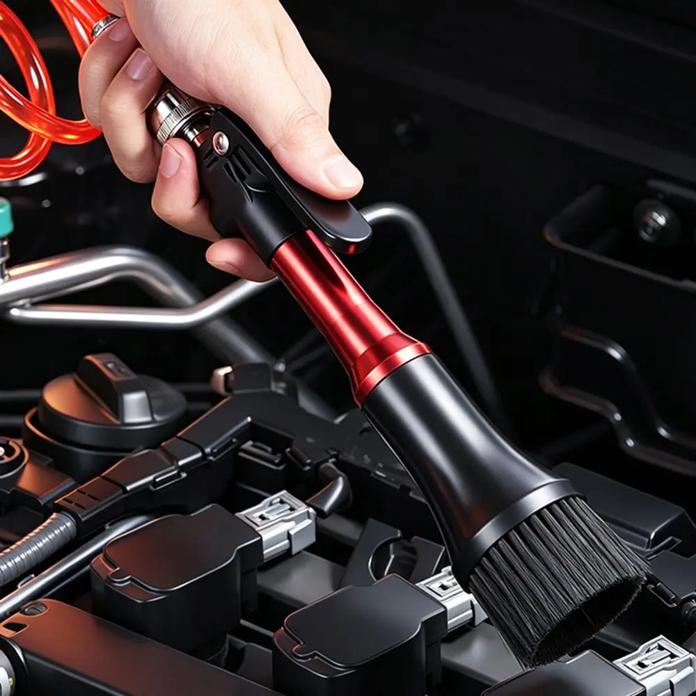 New Aluminum Alloy Air Blow High Pressure Interchangeable Nozzle Dust Blower Front Exhaust Trumpet Nozzle Air Car Cleaning