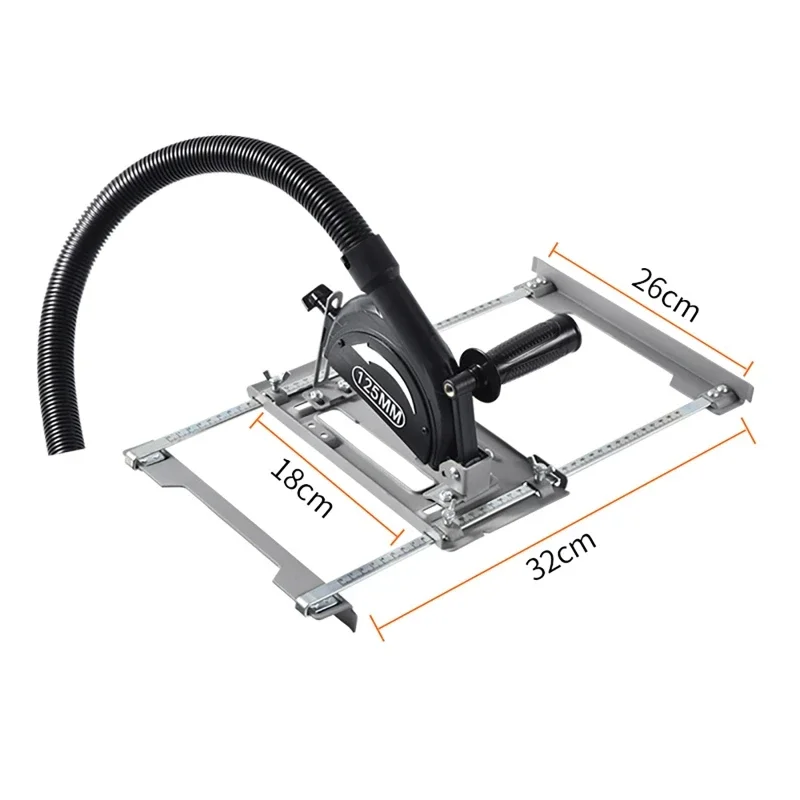 2 in 1 For Angle Grinder /Electricity Circular Saw Edge Guide Positioning Cutting Board Tool Milling Groove Bracket Woodworking