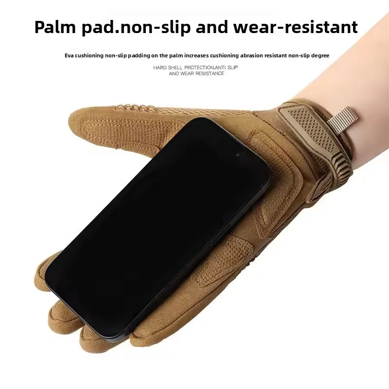 Treinamento ao ar livre caminhadas luvas de ciclismo para homens e mulheres todos os dedos grossos respiráveis resistentes ao desgaste luvas de tela de toque