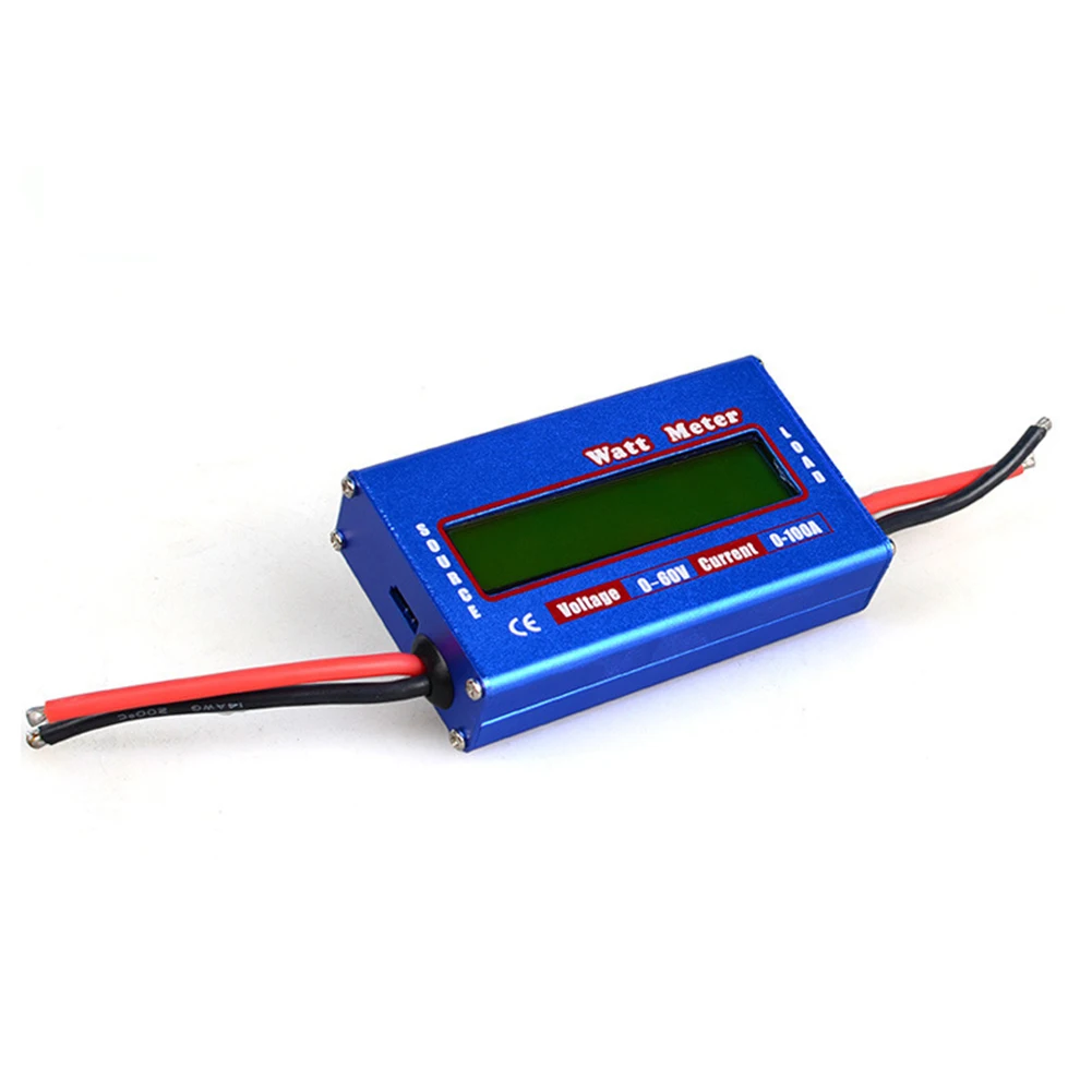 Digital LCD DC 60V 100A Balance Voltage Battery Power Analyzer RC Watt Meter Wattmeter Tester Checker Balancer Charger RC Tools