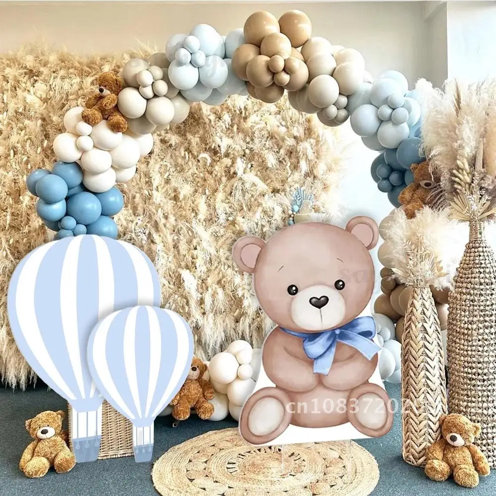 24/36/48Inch Teddy Bear Cutouts Cardboard Party Decorations DIY Gender Reveal Baby Shower Birthday Party Background Photo Props